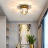Lámpara de Cristal para Pasillo Lámpara de Pasillo Nórdica para Sala de Estar Montaje Superficial Creativo Downlight Empotrado Lámpara para Pasillo Creativa para Vestíbulo Entrada Creativa