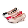 Zapatos Profesionales para Mujer con Tacón de 5 cm Piel Suave Cómodos Zapatos de Trabajo Hotel Entrevista Viajes Diarios Zapatos de Salón de Tacón Alto Boca Baja