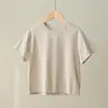 Camiseta Esportiva de Manga Curta com Proteção Solar Original de Fio Classe A UPF40+ para Crianças, Secagem Rápida, Roupas de Verão para Meninos e Meninas, Tamanhos Médio e Grande