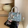 Bolso de Moda para Mujer 2026 Nuevo Modelo de Gama Alta Versátil Bolso Cuadrado Pequeño Bolso Almohada Coreano de Moda Billetera Diseño de Nicho con Brillantes Elegante