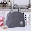 Nova bolsa térmica isolada de tecido Oxford de grande capacidade, bolsa de almoço para estudantes, bolsa para lancheira, atacado para vendedores ambulantes