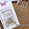 Nuevos Accesorios para Uñas Mini Lazo de Cinta de Aleación Estilo Japonés Pequeño Lazo Metálico Tridimensional Decoraciones de Uñas de Moda