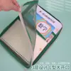 Bolsa de matéria em L transparente de malha para documentos, bolsa de matéria de grande capacidade, bolsa portátil para estudante para armazenamento de provas