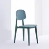 Sillas de comedor engrosadas de colores macarrón, sillas de comedor modernas y minimalistas, taburetes de restaurante, taburetes de tocador, sillas de plástico y sillas para uso doméstico con respaldo