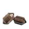 Hongchu Cristal Tipo Hielo Natural Obsidiana Facetada Doble Punta Accesorios para Joyería DIY Cuentas Sueltas Venta al por Mayor