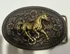 Varias Hebillas Lisas de Aleación de Zinc Hebilla de Cinturón de Cuero de Vaca Bronce Estilo Vaquero Occidental Hebilla de Placa de Aleación Accesorios para Cinturón Caballo y Vaca