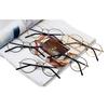 Jamie 9181 Montura Redonda de Metal Estilo Retro Artístico Gafas de Metal Estilo Universitario Gafas Sin Graduación de Moda Unisex Gafas de Graduación