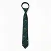 [Corbata sin cremallera] Corbata de lazo JK japonesa gratis para estudiantes universitarias, estilo universitario, corbata rayada de corona