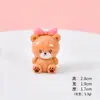 Linda escena de tienda de postres en miniatura Casa DIY con adorable oso y decoraciones de juguetes de comida de frutas, un gran regalo para las fiestas