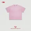 Camiseta Bk Ba Jia Lavada com Spray 250g Algodão Puro Estilo Americano Marca Tendência Vintage High Street Retrô Manga Curta Masculina.