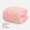 Toalla cuadrada de coralina con agujero para colgar, toalla de mano para cocina y baño, suave, absorbente, sin pelusa, toalla pequeña personalizable