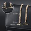 Bolsa de ferragens com alça de ombro de corrente de ferragens de bagagem, capa de celular decorativa, condições de corrente não são fáceis de desbotar