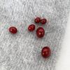 Brincos de tarracha cor Vinho Cereja elegantes elegantes elegantes brincos de noivado modernos brincos descolados