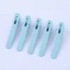 Pinza para el Cabello Minimalista sin Costuras, Accesorio Plano para el Cabello, Pasador de 6 cm, Pinza de Pato Ondulada Pequeña, Color Caramelo de Gama Alta Venta al por Mayor para DIY