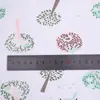 Capa para bolsa de roupas de algodão estampado, malha de algodão classe A para bebês, 300 peças, estampado, dupla face