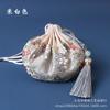 Bolsita de Barco Dragón Bolsita de Estilo Chino Bolsita Antigua de Palacio Bolsita Hanfu Bolsa de Bolsita de Mano Bolsa Vacía Borla Bolsa de Seda Dorada