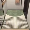 Fábrica de Guangzhou Compra Urgente de Jit Drop-Shipping Puerta de Entrada Escandinava Alfombra de Terciopelo de Cristal, Felpudo Resistente a Manchas y Antideslizante