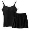 Nuevo Conjunto de Camisola y Shorts de Primavera y Verano para Mujer, Cómodo Conjunto Casual de Dos Piezas para el Hogar que se Puede Usar Afuera