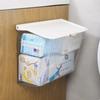 Caja de Almacenamiento para Baño Montada en la Pared Sin Perforaciones Gran Capacidad Estante de Almacenamiento para Toallas Sanitarias Estante de Almacenamiento para Toallas de Baño