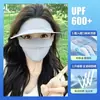 Máscara de Proteção Solar Feminina Verão 2026 Nova Máscara de Seda de Gelo Rosto Inteiro Chapéu com Aba Proteção UV Protetor Solar Rosto Facekini