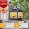 Luzes de Pátio Externo, Iluminação Solar para Pilares de Portão de Casa de Vila, Jardim, Paisagismo, Cerca de Jardim com Sensor, Cabeça de Poste Solar