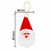 Enfeites de tecido de desenho animado, incluindo Papai Noel, renas e árvores de Natal, em vários designs, para decorações de Natal, vitrines de hotéis e shoppings