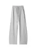 Pantalones Deportivos Casuales para Hombre de Algodón Estilo Americano, Patchwork, Holgados, Pierna Ancha, Pierna Recta, Caídos, Joggers