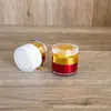 Envase transfronterizo acrílico Cubierta de diamante 5g10g15g20g30g50g delicado blanco brillante botella para crema de día y noche
