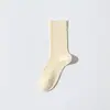 Calcetines Apilados Verano Hielo Calcetines de Hielo Delgados A prueba de Olores Absorbentes de Sudor Calcetines de Luna Malla Transpirable Sin Costuras Sueltos Algodón Puro Calcetines de Media Caña