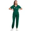 Uniformes médicos personalizados con impresión por transferencia de calor, trajes de quirófano elásticos en cuatro direcciones, varios diseños para centros de atención posparto, entrega rápida en lotes pequeños