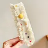 Parche Floral de Punto Francés para Flequillo, Parche Mágico para el Cabello para Mujeres, Cinta para el Cabello sin Presión, Diadema para Lavarse la Cara, Diadema, Accesorio para el Cabello