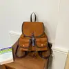 2026 Nova Mochila Retro de Camurça Feminina Casual Estudante Bolsa Escolar de Alta Qualidade para Deslocamento Viagem
