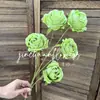 5 Rosas de Montaña Nevada, Rosas de Ensueño, Flores Artificiales, Flores para Bodas, Arreglos Florales para Salón de Bodas, Adornos de Decoración para el Hogar