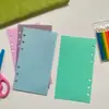 Cuaderno de Anillas A6 Accesorios F Cuaderno Desmontable 6 Agujeros Presupuesto en Efectivo Bolsa de PP