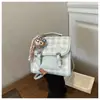 2026 Nova Moda Tendência Bonita Jovem Bolsa Xadrez Mochila de Viagem de Grande Capacidade com Pingente para Mulheres