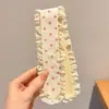 Faixa de Cabelo de Tricô Floral de Alta Qualidade 2026 com Velcro para Arrumar Cabelos Soltos, Faixa de Cabeça Floral Colorida Estilo Pastoral para Mulheres