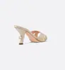 Sandalias de Tacón Alto para Mujer de Microfibra y Cuero Estilo Europeo y Americano de Una Sola Tira Nuevo Estilo Verano 2025 Son Cómodas y Versátiles 38