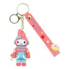 Atacado do Fabricante Chaveiro de Astronauta de Anime Borracha Macia de PVC Pingente de Chave de Desenho Animado DIY Boneca 3D Pequeno Pingente