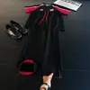 Pantalones deportivos de secado rápido con bloques de color estilo americano para hombre, pantalones casuales finos y frescos de verano, pantalones rectos holgados de moda para hombre
