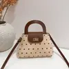 Nova Bolsa Estilo Outono Início Moda Feminina Design Moderno Estilo Coreano Bolso de Mão Poá Casual Versátil Bolsa de Ombro Transversal Comércio Exterior