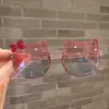Gafas de Sol Lindas de Dibujos Animados para Bebé, Gafas de Sol de Gato para Niños, Gafas de Color Gelatina, Gafas con Forma de Foto de Venta Caliente Transfronteriza