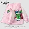 2025 Nuevo Juego Minecraft Creeper Ropa de Primavera Otoño Invierno Chaquetas Aterciopeladas para Niños y Niñas, Chaquetas para Niños Medianos y Grandes