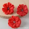 Paquete de Material de Flor de Cabeza de Crisantemo Pequeño Simulado Flor Falsa Flor de Seda DIY Tocado Hecho a Mano Guirnalda Pared de Flores de Boda Material Flor