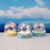 Kit de Material DIY Medusa do Oceano, Luz Noturna que Brilha, Lâmpada de Atmosfera, Presente de Aniversário para Namorada, Decoração de Mesa