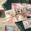 Serie Islas Fragmentadas de Yanji Set de Sobres Pequeños Vintage Material Estilo Europeo Floral Cartas de Mensaje 6 Estilos