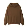 Nuevo Modelo 2025 400g Peso Pesado Hombro Caído Tendencia Marca Algodón con Capucha Holgada Sudadera para Hombre en Stock Venta al por Mayor con Impresión de Logo