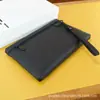 Wanbaojia Cartera Sencilla de Cuero de Vaca para Hombre para Viajes de Negocios con Caja de Regalo Cuero Genuino Casual de Negocios