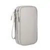 Bolsa de Papelaria para Lápis de Grande Capacidade com Camada Dupla Alto Valor de Cor Caixa de Material Escolar para Ensino Médio Aluno do Ensino Fundamental Estilo Ins Simples Resistente à Sujeira Bolsa para Lápis