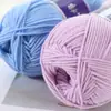 Nieve 5 Mismo Estilo 5 Hebras Algodón Leche Algodón Peinado Algodón Lana Hilo de Algodón Hecho a Mano DIY Bufanda Tejida Gancho Muñeca Flor Ramo