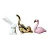 (Especial de Estoque) Artesanato Cerâmico Decoração Manual Suporte de Exibição de Pratos Animal de Cerâmica Joias Ornamentos Decorativos Atacado